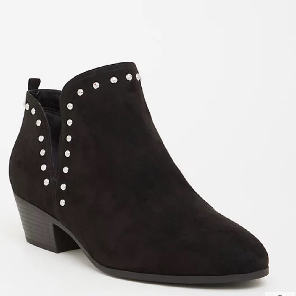 Torrid Circus Black Studded Booties
